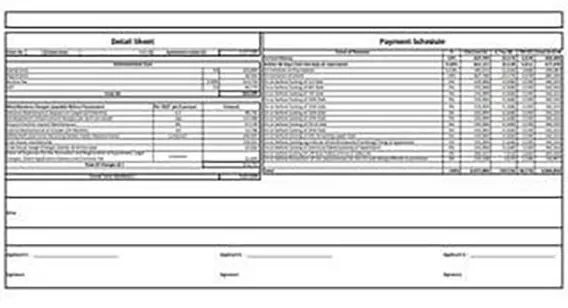 Chandak Treesourus cost sheet preview